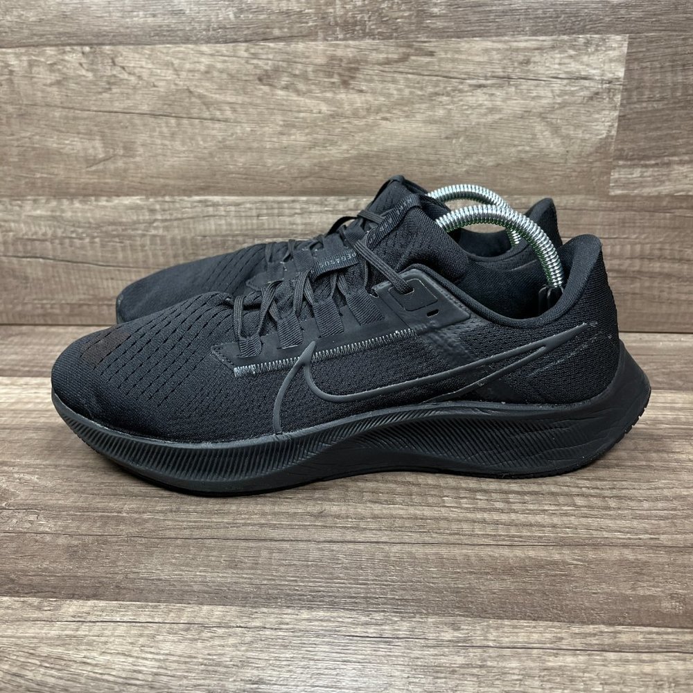 Nike Zoom Pegasus 38 Black Mens US Size 10.5 EUR 44.5 CW7356-001 Running Shoes - Picture 3 of 9